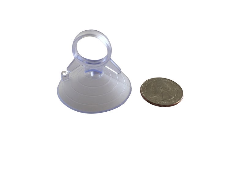 GiftWrap Etc. Clear Plastic Suction Cups with Loops - 4.5 cm (1.75 in) Wide, Set of 10 - Image 5